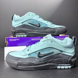 Nike Air Max Ishod Wair Denim Turquoise Black SB HF7812-400‎ Men's Size 13